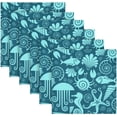thumbnail image 6 of GZHJMY Sea Beach Starfish Cloth Napkins Set of 4, Reusable Washable Polyester Dinner Napkins for Family, Restaurant, Wedding, Party Decor 20 x 20 Inch, 6 of 7