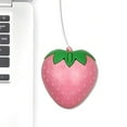 thumbnail image 5 of NZRUANE Cute Pink Strawberry Wired Mouse USB PC Computer La UK Y5D9, 5 of 6