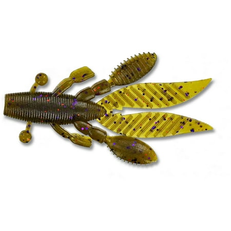Yamamoto FH-07-330 Flappin Hog Creature Bait 3.75 7pk Green