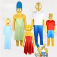 thumbnail image 2 of Disfraz de Los Simpsons, disfraz de Anime de Bart, Lisa, Marge, Homer Simpsons, disfraz de fiesta de cumpleaños, disfraz de Halloween de dibujos animados para adultos y niños, 2 of 4
