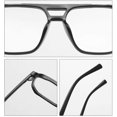 thumbnail image 3 of Double Beam Anti-blue Light Glasses Lightweight Anti Eyestrain Glare Mirrored Spectacles For Ladies Trendy Decoration, 3 of 4