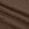 thumbnail image 6 of DJDLJWCJ Big Girls Button Up Shirt Solid Color Loose Fit Long Sleeve Shirts Loose Fit Casual Shirts with Pocket Brown Size 5T, 6 of 9