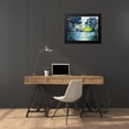 thumbnail image 4 of Vertentes, Jeanette 24x20 Black Modern Framed Museum Art Print Titled - Quiet, 4 of 5