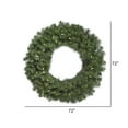 thumbnail image 2 of Vickerman 72" Douglas Fir Artificial Christmas Wreath, Warm White LED Lights, 2 of 2