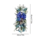 thumbnail image 3 of 3uds. Adorno de corona de escalera, decoración de ventana de puerta, corona navideña (azul), 3 of 3