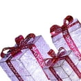 thumbnail image 2 of ITFABS Christmas Decoration Lighted Gift Box, Wrought Iron Christmas Layout, 2 of 3