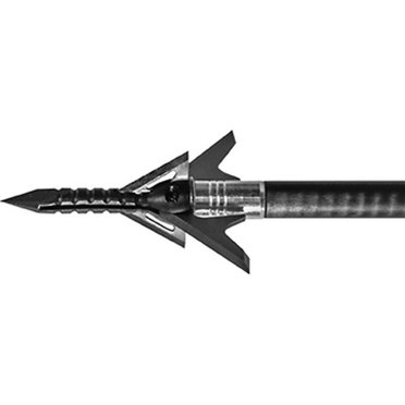 Slick Trick Broadhead SB 100 Grain - 3 Pack, 1 1/8" Cut, Fixed Blade Single Bevel 3 thumbnail image