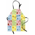 thumbnail image 1 of Spring Apron Colorful Pattern with Strawberries Chamomiles Bluebells and Marigold Picnic Design, Unisex Kitchen Bib Apron with Adjustable Neck for Cooking Baking Gardening, Multicolor, by Ambesonne, 1 of 3