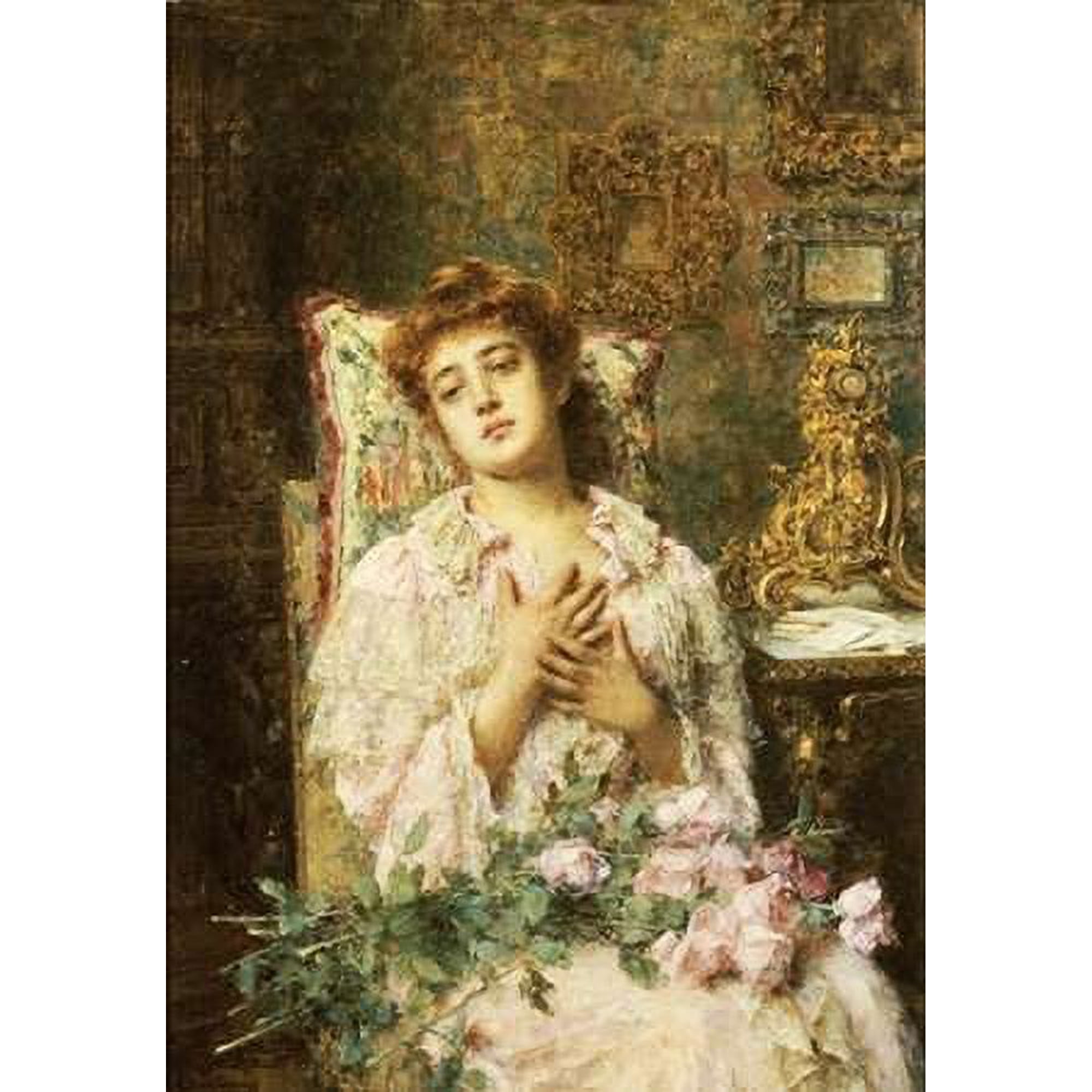 Love Offerings Poster Print by Alexei Alexeiewitsch Harlamoff (10 x 14)