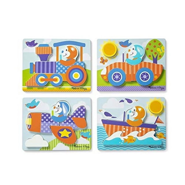Set de rompecabezas Melissa & Doug Vehicles para niños de 2 a 4 años