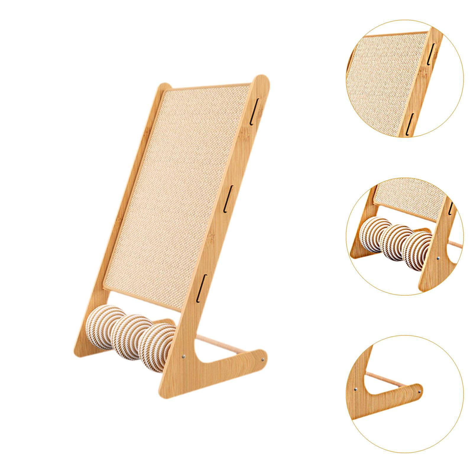 Bothyi Cat Scratching Board Cat Interactive Toy Playing Resting Stylish Grind Claws for Top Balls