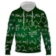 thumbnail image 1 of Sudadera con capucha y cremallera de gran tamaño para hombre, informal, con impresión 3D, nueva fórmula matemática de primavera y otoño, 1 of 6