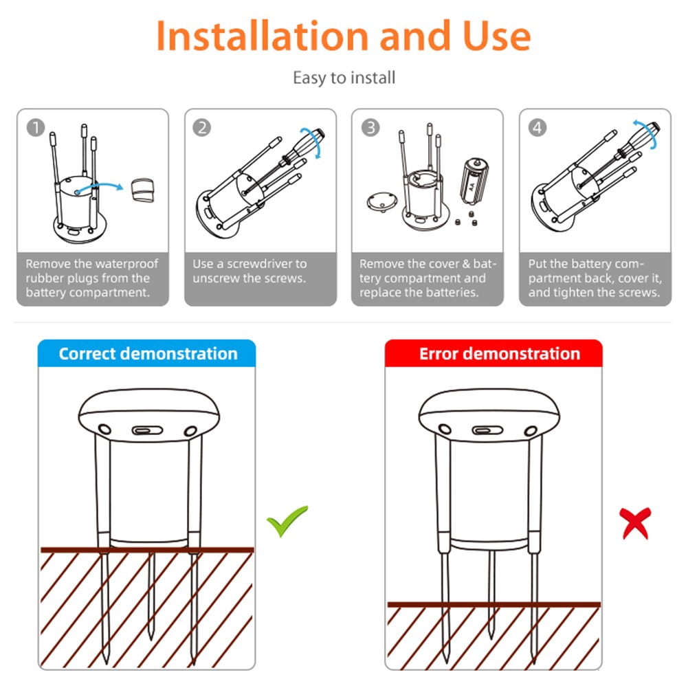 Whatever You Like-Wireless Solar Soil Sensor - ZIGBEE 3.0 Technology for Accurate Temperature & Moisture Monitoring, IP66 Waterproof, Remote App Control, Historical Data Recording, Smart