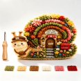 thumbnail image 2 of Werulen Whimsical Village Fabric Poke Art Craft Kit, No Sew Cottage Embroidery Project, Illustrated Guide Handmade Hobby Kit, Creative Fabric Art Set, Relaxing Textile Craft Kit, 2 of 8
