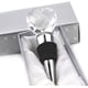 thumbnail image 3 of Shuiniba Tapón decorativo para botella de vino y bebidas de cristal, hecho de aleación de zinc y vidrio (1 pieza de cristal), 3 of 5