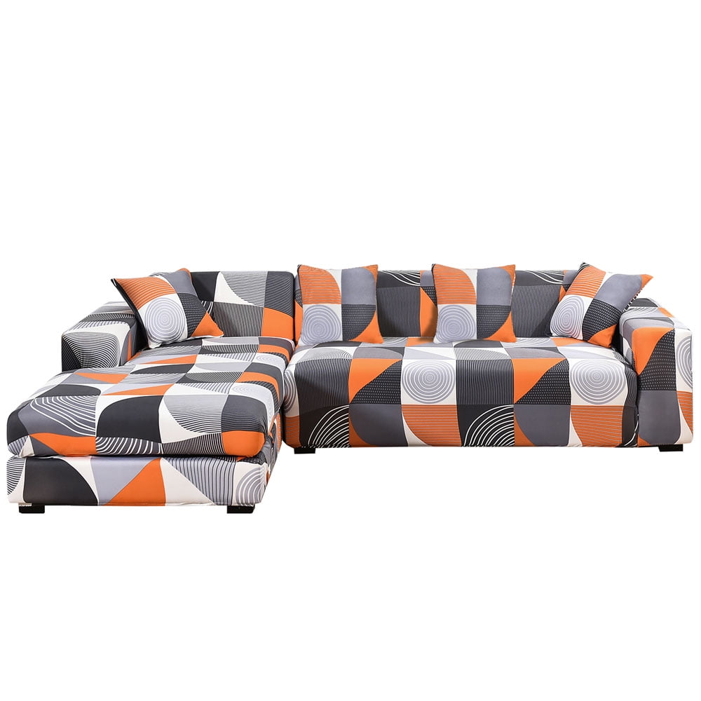Stretch Fabric Sofa Slipcover 1 2 3 4 seater L shape , Elastic