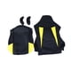 thumbnail image 5 of Fundas para sillas gaming, elásticas, ergonómicas y extraíbles, para silla de oficina, para ordenador, sillas giratorias. Negro Amarillo, 5 of 8