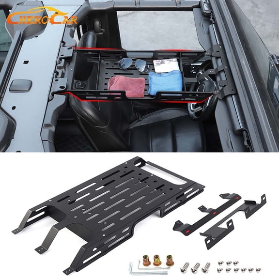 Roof Top Rack Molle Cargo Storage Racks Luggage for Jeep Wrangler JL JT 2018-25