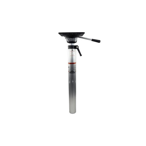 Springfield Marine Boat Seat Pedestal 1300902 Plug-In; Adjustable Height Pedestal; 22-1/4 Inch To 29-1/2 Inch Post Height; 2-3/8 Inch Post Diameter; Anodized; Aluminum; ABYC Code H-31 B