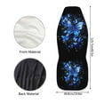 thumbnail image 5 of ZIATUBLE Butterfly Floral Car Seat Covers High Back 2 Packs Washable Vehicle Bucket Seat Protetors Fit for Cars SUV Truck Sedan Easy to Install Seat Covers for Car Auto Interior Accessories, 5 of 7