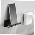thumbnail image 3 of Niceauty Wall Mount Cable Manager with Plug Hook for Home Use in Space Aluminum Black 7.8 Inches, 3 of 8