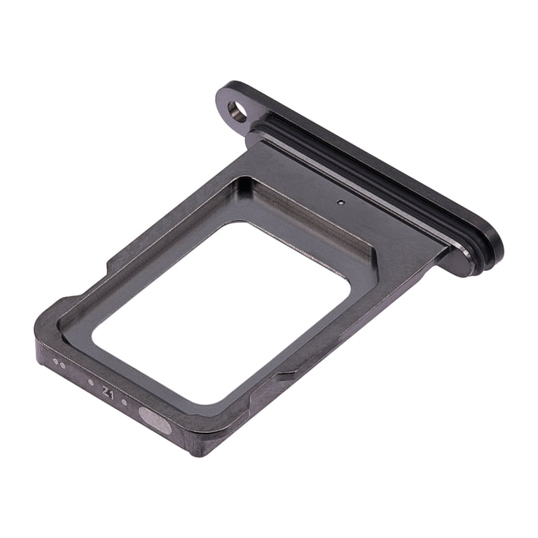 Nano Dual SIM Card Slot Houder Adapter Vervanging voor iPhone 15 Pro 6.1 / iPhone 15 Pro Max 6.7 met pin Natural Titanium