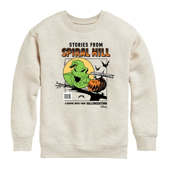 Disney - The Nightmare Before Christmas - Spiral Hill, Halloweentown - Toddler & Youth Crewneck Fleece Sweatshirt