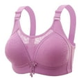 thumbnail image 3 of YDLCAFD Womens Workout Tops with Built in Bra Short Sleeve Comfortable Seamless Full Coverage Bra for Women Wireless Bras with Soft Support Regular and Plus Size Bras for Women Underwire Support, 3 of 8