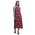 thumbnail image 1 of Bimba Robe de Plage d'Été à Dos Nu Imprimée Florale pour Femmes - Petite, 1 of 6