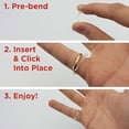 thumbnail image 5 of Ajustador de tamaño de anillo invisible para anillos sueltos Regulador de ajuste de tamaño de anillo (6 tamaños, 10 piezas por juego), 5 of 5