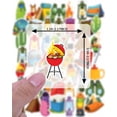 thumbnail image 5 of 35pcs-50pcs Cartoon Camping Stickers Adventure Outdoor Hiking Stickers for Luggage Suitcase Notebook, 5 of 8
