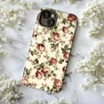 thumbnail image 5 of Vintage Rose Floral Phone Case, Elegant Botanical Pattern Protective iPhone Cover for iPhone 16 15 14 13 12 11 Plus Pro Max Mini, 5 of 6