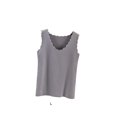 thumbnail image 2 of Minnieouse Ropa interior térmica para mujer, chaleco, Otoño Invierno, hogar, escuela, exterior, capa básica, cuerpo delgado, Tops cálidos, ropa interior Camisetas sin mangas Gris Minnieouse AP013513-06, 2 of 6