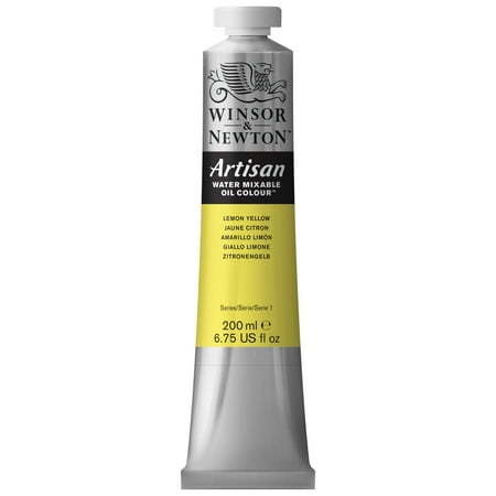 UPC: 0094376949827 | Winsor & Newton Artisan Water Mixable Oil Colours  200ml Tube  Lemon Yellow