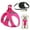 Pink, variant on Charkool Puppy Harness, Dog Harness with Retractable Dog Leash, All Weather Mesh, Reflective, Breathable