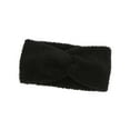 thumbnail image 1 of Lunxisen 2 Pcs Twist Knitted Headbands Winter Ear Warmers, Crocheted Turban Head Wraps Elastic Hair Band Accessories, Hair Scrunchies Scarves., 1 of 9