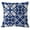 Blue, variant on Blue and White Vintage Pattern Throw Pillow Cover, Decorative Chinoiserie Floral Cushion Case Linen Cotton Pillowslip Square Pillowcase for Sofa Couch Bed Living Room, 18x18 Inch