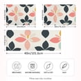 thumbnail image 2 of Yayeee Pillowcase King Size Set of 2 Satin Wrinkle Resistant Pillow Case, Black Retro Flower, 2 of 7