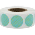 thumbnail image 2 of Teal with Yellow Polka Dot Circle Stickers | 0.75" Inch Round | 500 Pack, 2 of 3