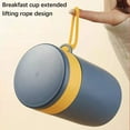 thumbnail image 4 of 450ml Insulated Breakfast Cup with Foldable Spoon, 304 Stainless Steel Portable Thermos for Oatmeal, Soup & Milk, 4 of 4