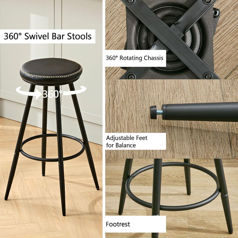 Backless Stools Used Swivel Bar Stools Oak Street Backless Swivel