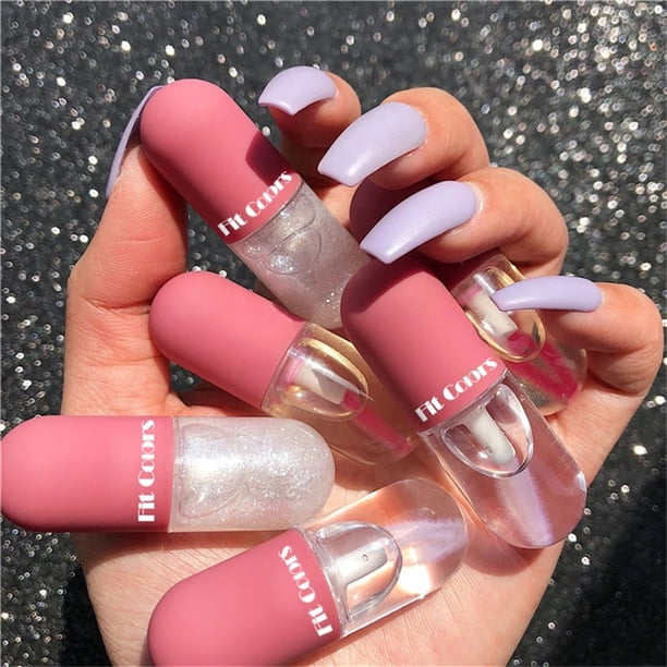 Crystal Jelly Lip Gloss Capsule Lip Plumper Oil Shiny Clear Lip Oil Moisturizing Women Lip Gloss Balm Makeup Lip Tint Cosmetics02 1Pcs He Qiyong unisex