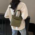 thumbnail image 1 of Mujer Nylon Crossbody Bag Color sólido Bolso de hombro Sports Bolso (verde), 1 of 9