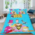 thumbnail image 2 of Schoolhouse Rock Conjunto de sábanas temático, trío de piezas, cómodo y amigable con la piel, diseño único, regalo de decoración para el hogar para familiares, amigos y fans, 90 cm * 190 cm, 2 of 6