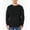 Black, variant on Sanctuary Mens Crewneck Comfy Pullover Sweater