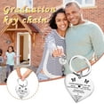 thumbnail image 1 of ABPWLY Porte-Clés en Acier Inoxydable pour la Fête des Mères de Ma Maman, Cadeaux pour Maman, Accessoires de Porte-Clés en Liquidation, Porte-Clés pour les Jours du Canada, 1 of 3