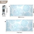 thumbnail image 3 of Coolnut 30"x60" Beach Towel with Travel Bag, Blue Floral Oversized Sand Free Beach Blanket Quick Dry Pool Bath Camping Towels for Travel, 3 of 6