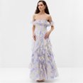 thumbnail image 2 of Beach vacation style dresses, ruffled beach dresses, flowing floor-length skirts, 2 of 7