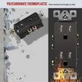 thumbnail image 2 of ENERLITES, Dark Bronze Elite Series Decorator Receptacle Outlet Child Safe Tamper-Resistant, Self-Grounding, 2-Pole, Residential Grade, 15A 125V, UL Listed, 61501-TR-DB, 2 of 5