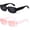 Black+Pink, variant on Retro Small Square Sunglasses 2 Pack, UV400 Full Protection Shades, Unisex Outdoor Sun Glasses, Fashion Casual Eyewear, Multiple Colors Available